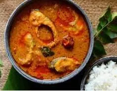 Fish Chettinad served with basmati rice & garlic naan
