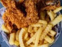 2 PC Chicken with fries and 600ml Coke