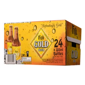 Fiji Gold Beer Stubby Ctn  -24x355ml