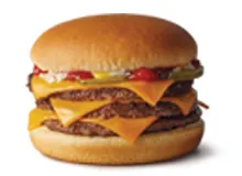 Triple Cheeseburger (Beef)