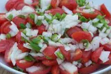 ONION SALAD WITH CHILLIES