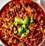 Chilli Vege with rice