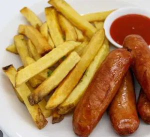 3PC Sausage and Chips
