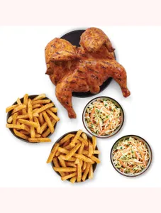 CHILLAZ PACK - Full Chicken + 2 Med Chips + 2 Coleslaws