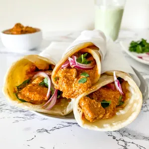 Butter Chicken Rolls - 4pc (Recommended)