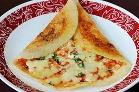 Cheese Dosa With Chutney Only